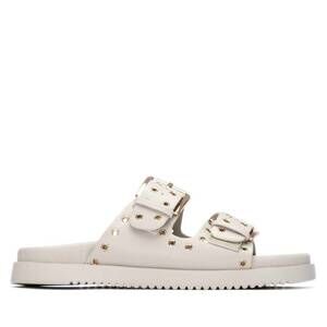 NEW XTI women's faux leather open toe sandals in ice